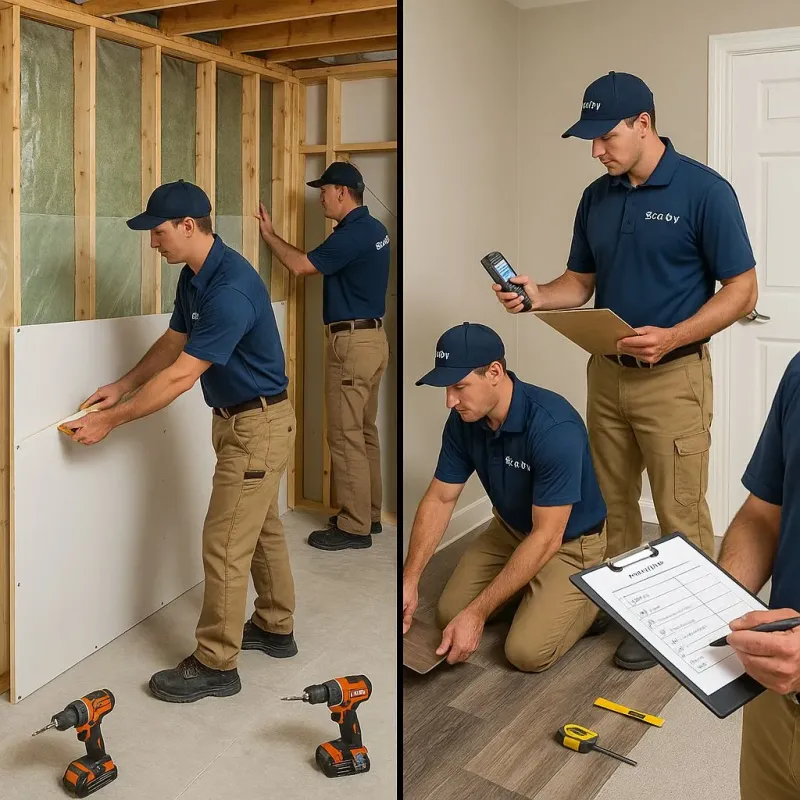 Repairs and Reconstruction process in Nashville, WI